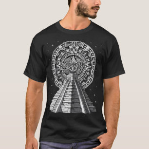 Camiseta Calendario de la Pirámide Azteca