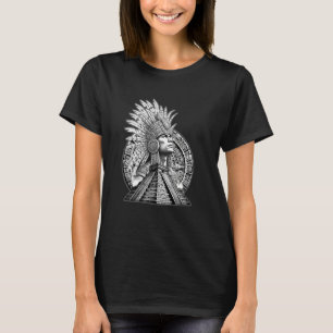 Camiseta Calendario Guerrero Azteca Mexicano México Maya Ma