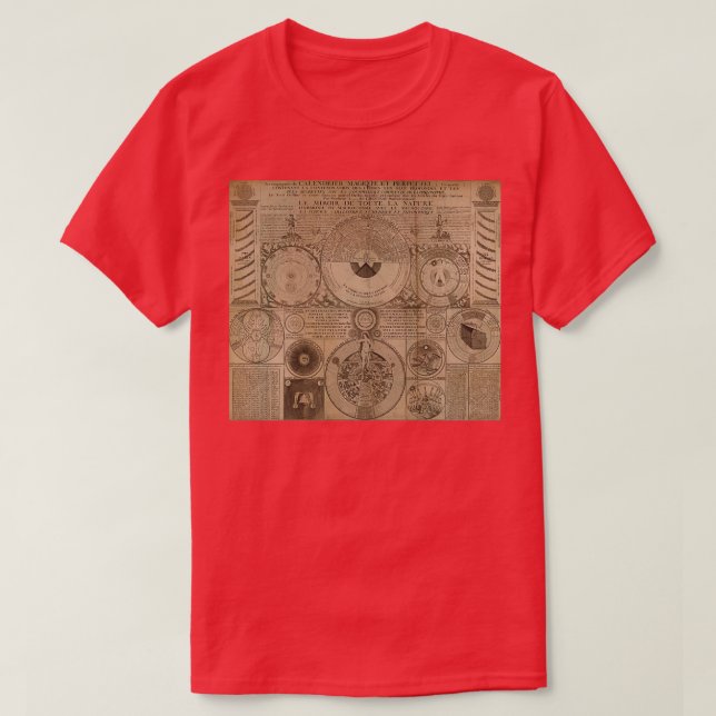 Camiseta Calendario MAGIC Occult Kabbalah (Diseño del anverso)