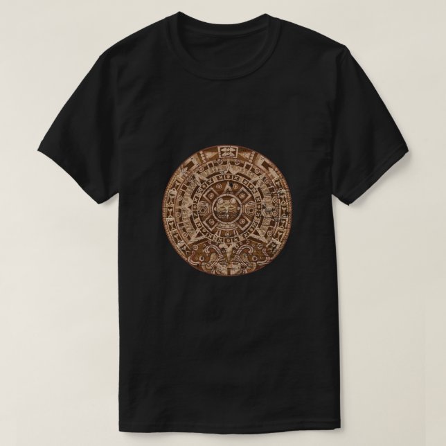 Camiseta Calendario maya Inca Azteca Civilización Gif (Diseño del anverso)