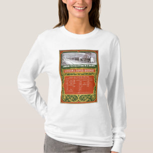 Camiseta Calendario temprano para el Londres al ferrocarril