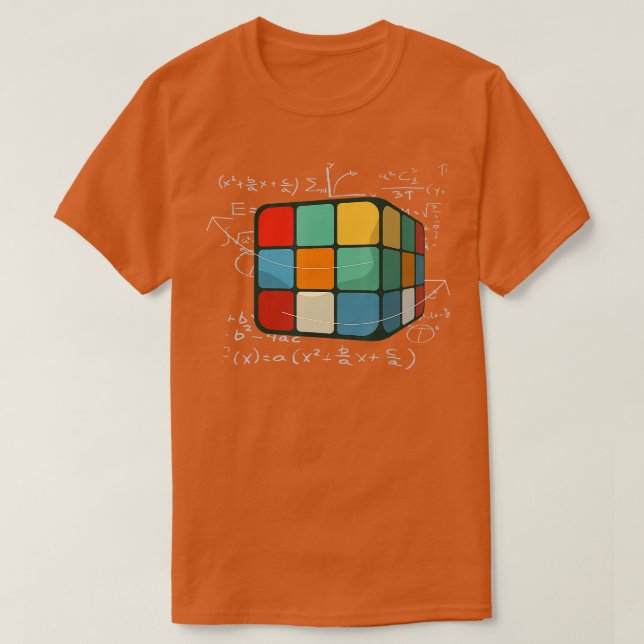 Camiseta Calendarios matemáticos coloridos Cubos Manipulaci (Diseño del anverso)