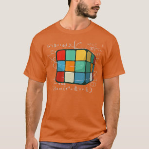 Camiseta Calendarios matemáticos coloridos Cubos Manipulaci