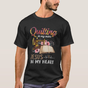 Camiseta Calentamiento En Mis venas Jesús En Mi Corazón Gra