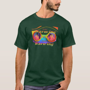 Camiseta Calentamiento Global Alerta Global Bosque Verde 