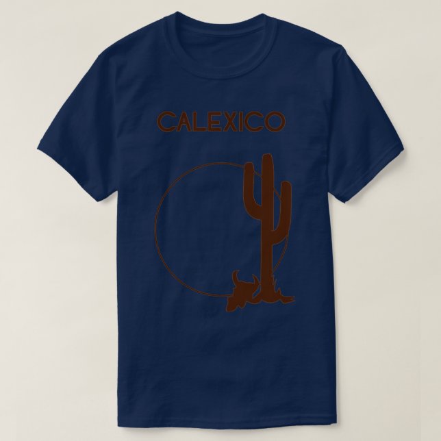 Camiseta Calexico Brown TShirt (Diseño del anverso)