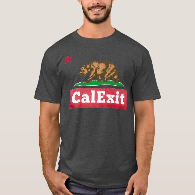 Camiseta CalExit California Exit United States Secede (Anverso)