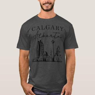 Camiseta Calgary Alberta Calgary Viajando de Canadá