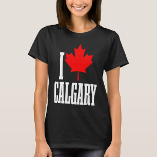 Camiseta Calgary Alberta Canada Maple Leaf Canadian Flag Pr