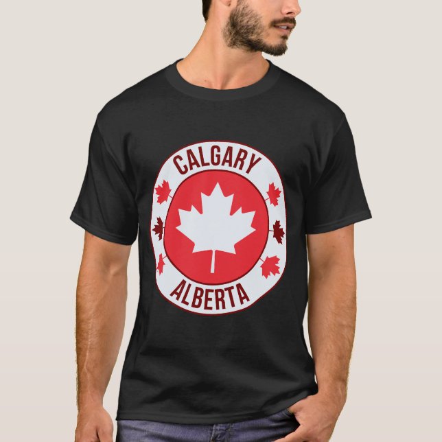 Camiseta Calgary, Canada City T-Shirt | Travel & Hometown P (Anverso)