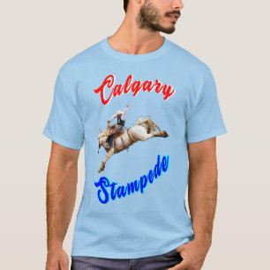 Camiseta Calgary Canada Horses July Riders Calgary Stampede