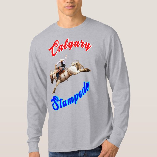 Camiseta Calgary Canada Horses July Riders Calgary Stampede (Anverso)
