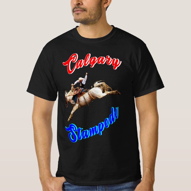 Camiseta Calgary Canada Horses July Riders Calgary Stampede (Anverso)