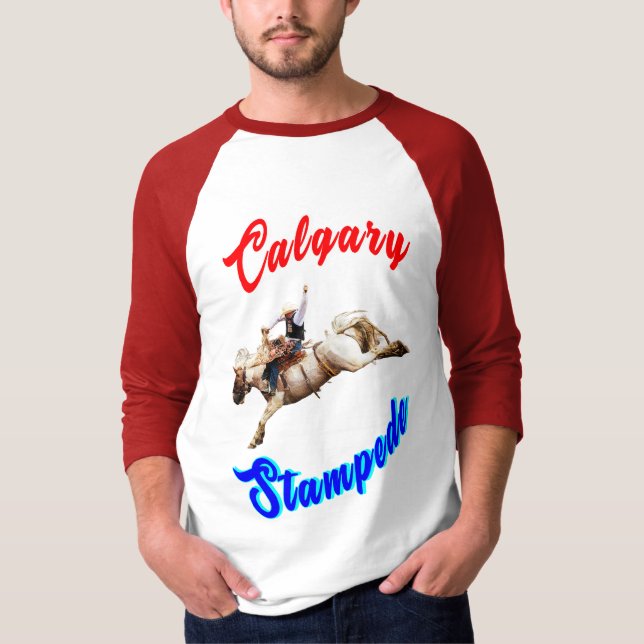 Camiseta Calgary Canada Horses July Riders Calgary Stampede (Anverso)