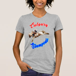 Camiseta Calgary Canada Horses July Riders Calgary Stampede