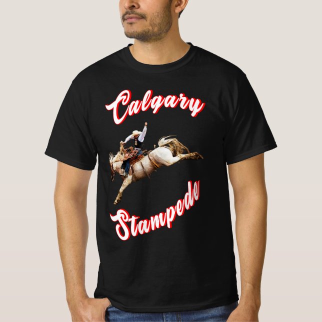 Camiseta Calgary Canada Hourse Julio Riders Calgary Stamped (Anverso)
