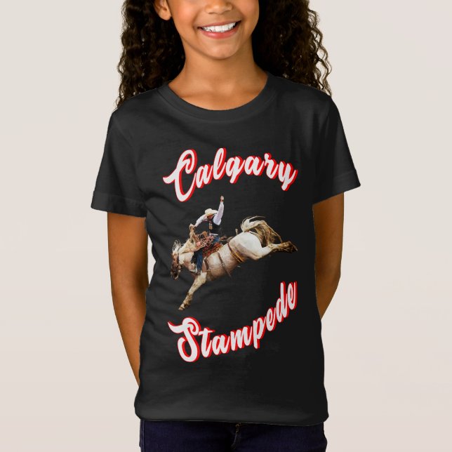 Camiseta Calgary Canada Hourse Julio Riders Calgary Stamped (Anverso)