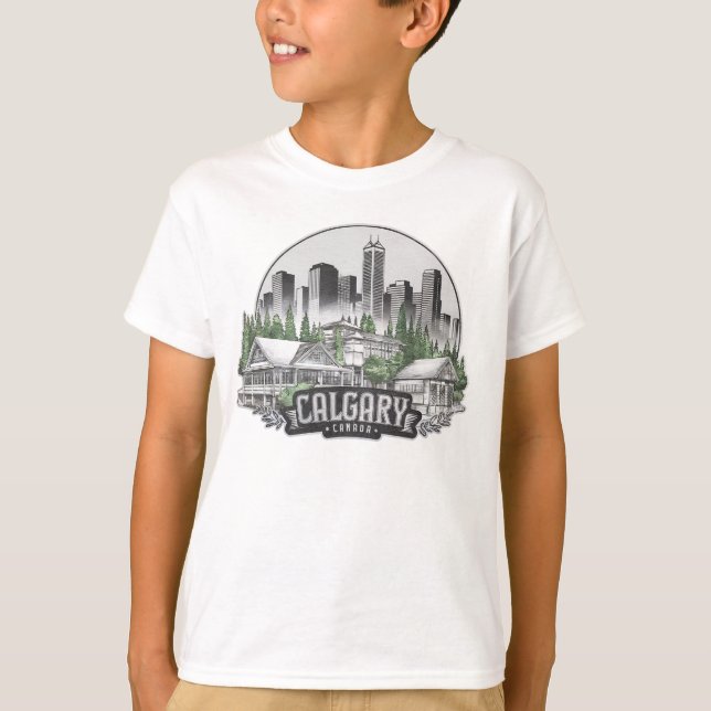 Camiseta Calgary City Canada USA (Anverso)