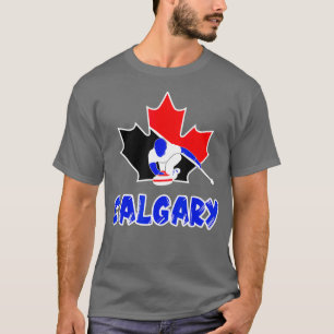 Camiseta Calgary curling para el ventilador de curling cana