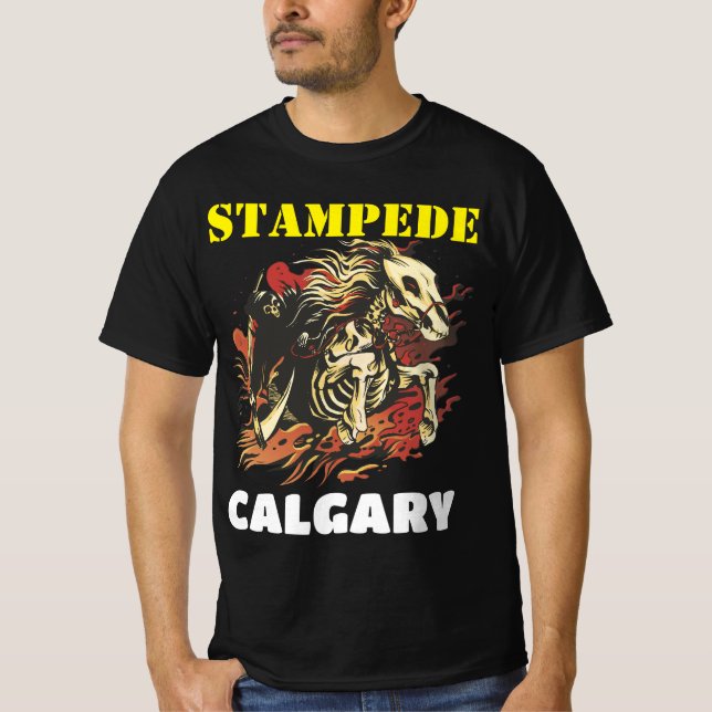 Camiseta Calgary Stampede Rodeo Show Design (Anverso)
