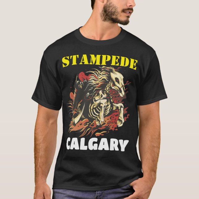 Camiseta Calgary Stampede Rodeo Show Design (Anverso)