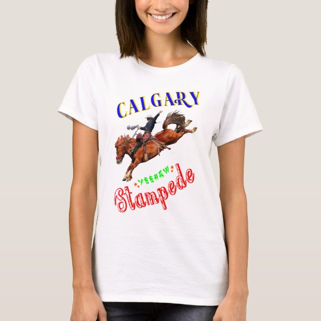 Camiseta Calgary Yehaw Stampede (Anverso)