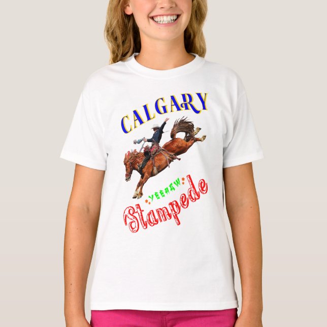 Camiseta Calgary Yehaw Stampede (Anverso)