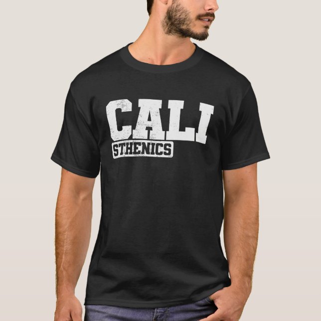 Camiseta Cali Calisthenics Fitness Workout Body (Anverso)