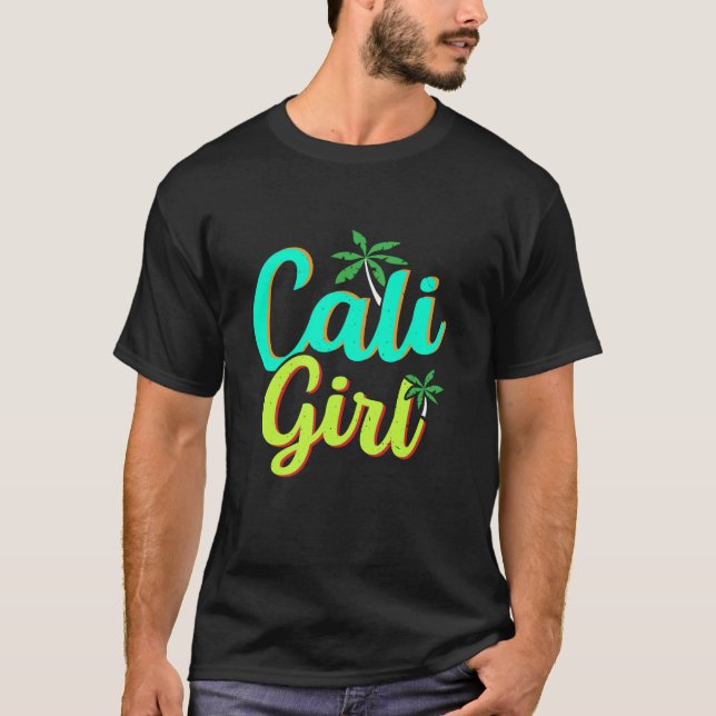 Camiseta Cali Chica Estados Unidos Estados Unidos Viajes Ca (Anverso)
