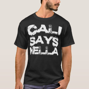 Camiseta Cali dice guela (blanco)