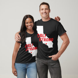 Camiseta CALI FUERTE Rojo Whats CA Sólido Corazón