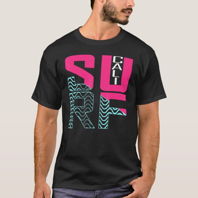 Camiseta Cali Surf California Beach Bum Paradise (Anverso)