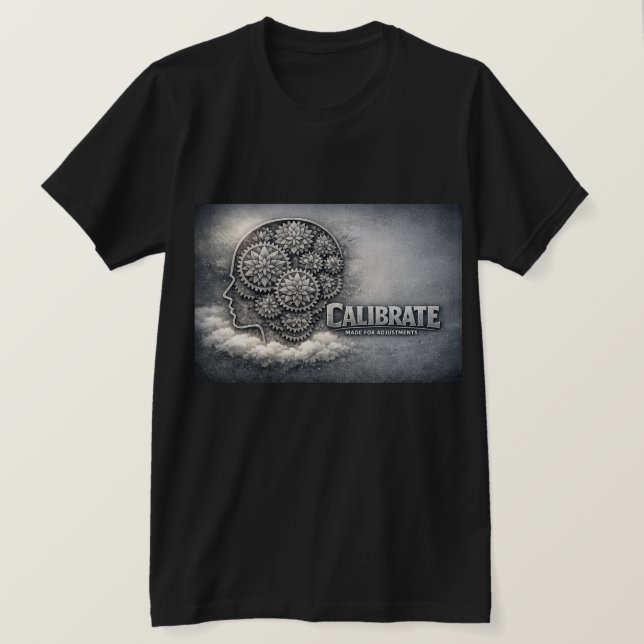 Camiseta CalibrarMente (Anverso del diseño)
