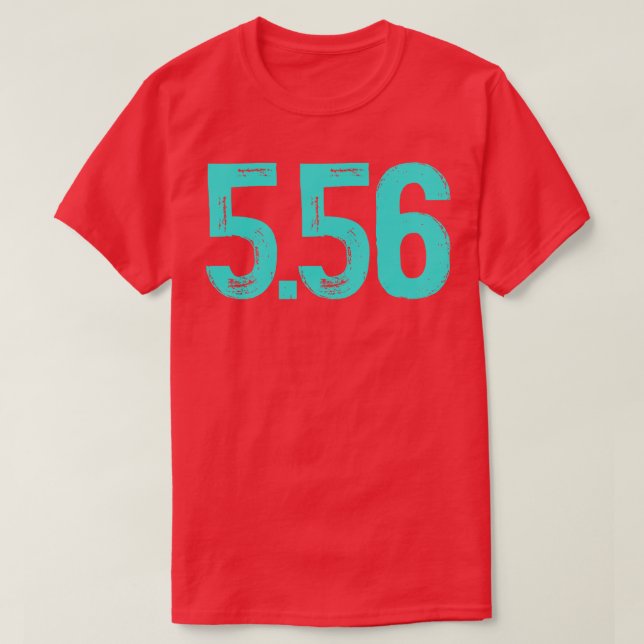 Camiseta calibre 556 mm (Diseño del anverso)