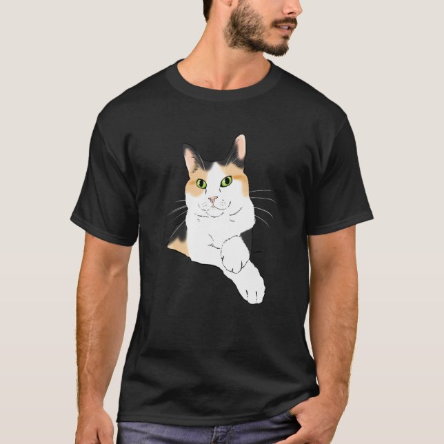 Camiseta Calico Cat Calico Mom Calico Cat Mom (Anverso)