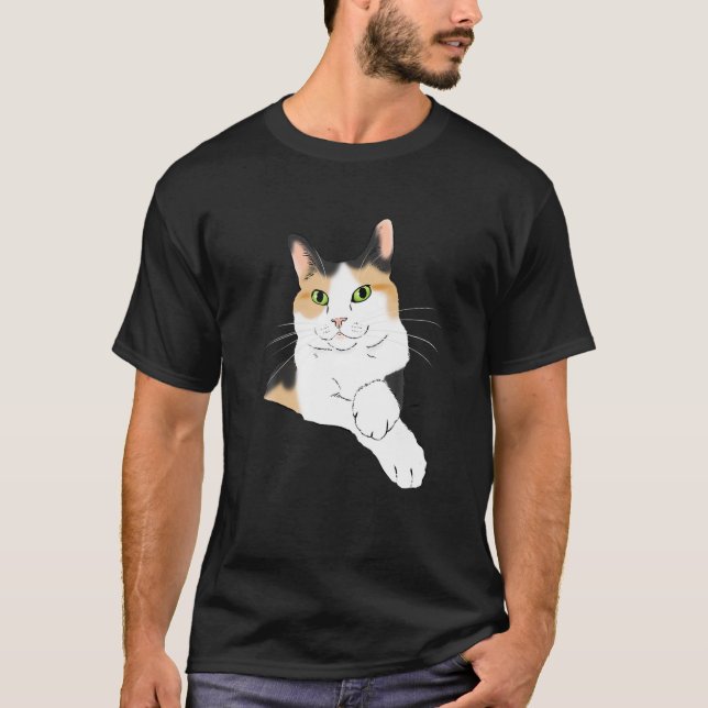 Camiseta Calico Cat, Calico Mom, Calico Lover, Cat Lover, C (Anverso)