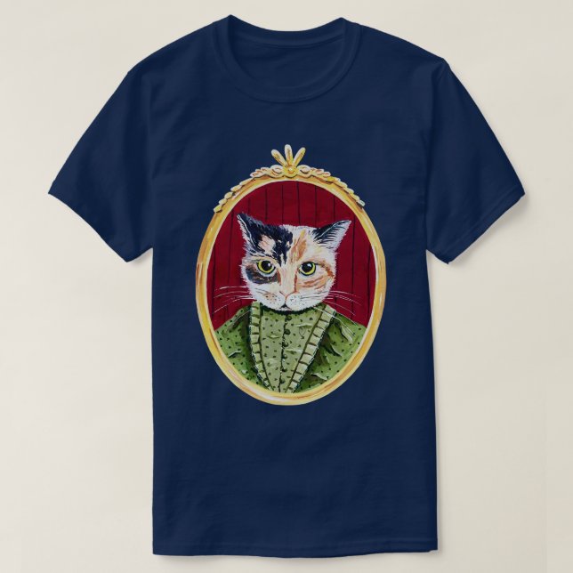 Camiseta Calico Cat Cameo (Diseño del anverso)