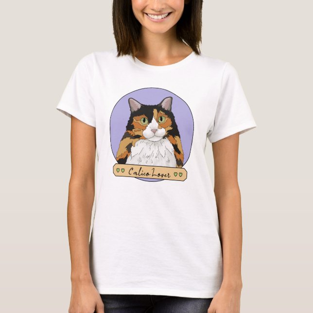 Camiseta Calico Cat Lover (Anverso)