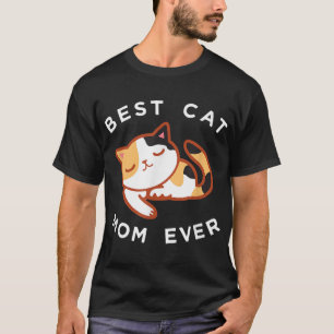 Camiseta Calico Cat Mom Best Kitty Mother Ever Tee Gift