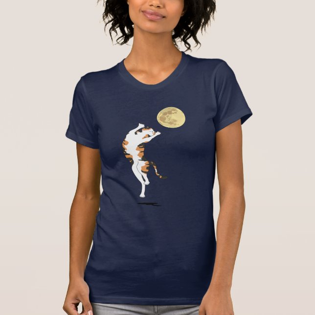 Camiseta Calico Cat Moon Dancing (Anverso)