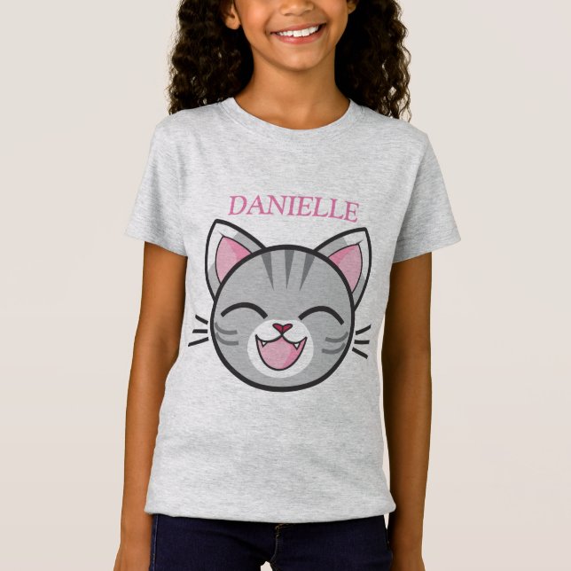 Camiseta Calico Cat Personalizado (Anverso)