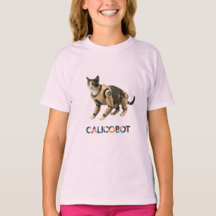 Camiseta Calico Cat Robot
