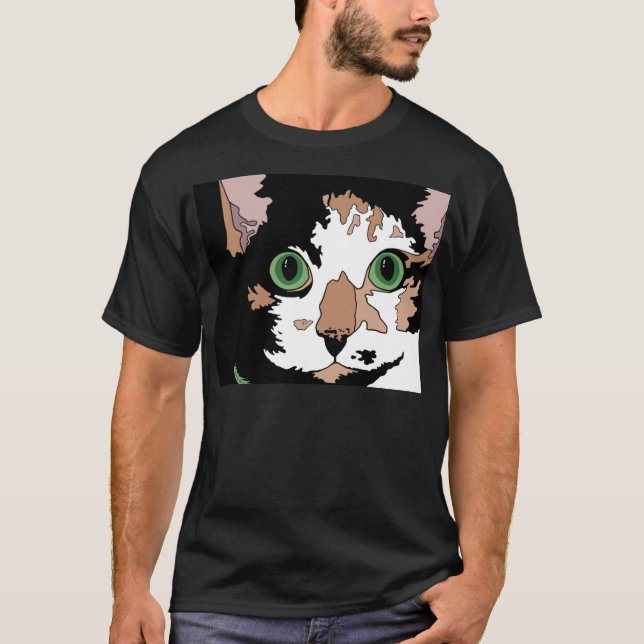 Camiseta Calico Cat T-Shirt (Anverso)