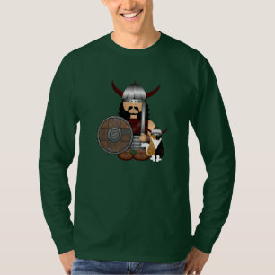 Camiseta Calico Cat Viking Long Sleeve Tshirt