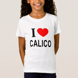 CAMISETA ❤️ CALICO ME ENCANTA CALICO CORAZÓN CALICO