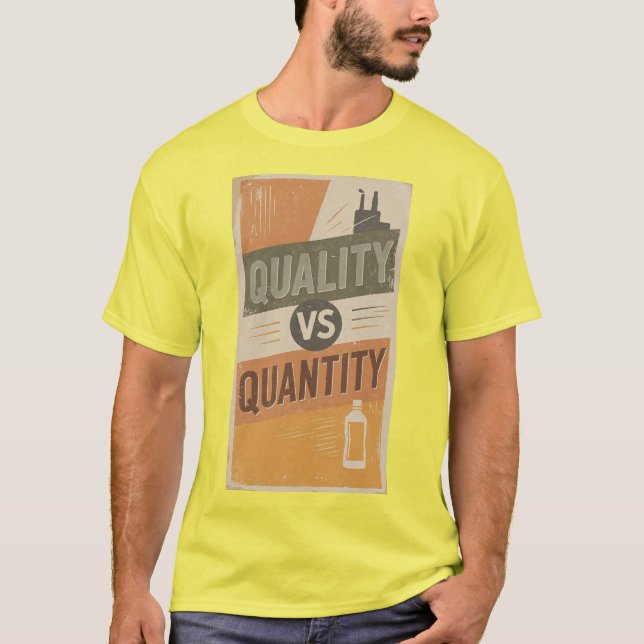 CAMISETA CALIDAD CONTRA CANTIDAD (Anverso)