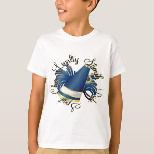 Camiseta Calidades del azul y del oro de la alegría