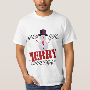 Camiseta Cálidos abrazos Feliz Navidad