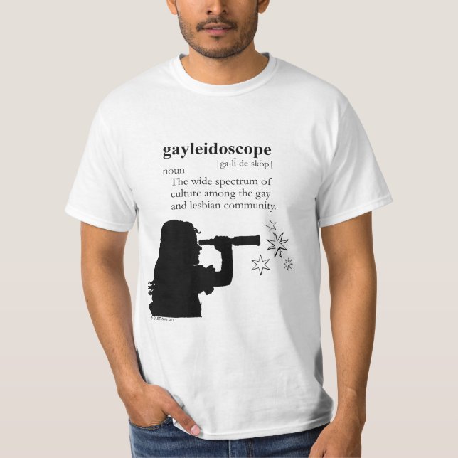 CAMISETA CALIDOSCOPIO GAY (Anverso)