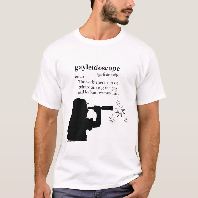 CAMISETA CALIDOSCOPIO GAY (Anverso)